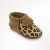 Infant Boots Riley Leopard Taupe Suede