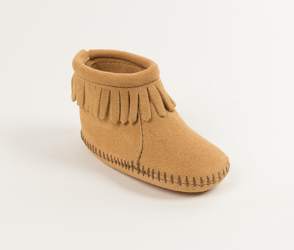 Infant Back Flap Bootie Tan