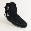 Women’s Two Button Boot Black Hardsole