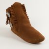 Women’s Two Button Boot Brown Softsole
