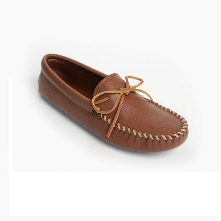double deerskin softsole moccasin