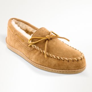 Men’s Sheepskin Hardsole Moccasin Golden Tan