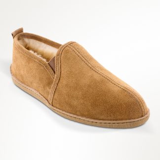 minnetonka men's sheepskin softsole moccasin slipper