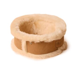 Sheepskin Headband Golden Tan