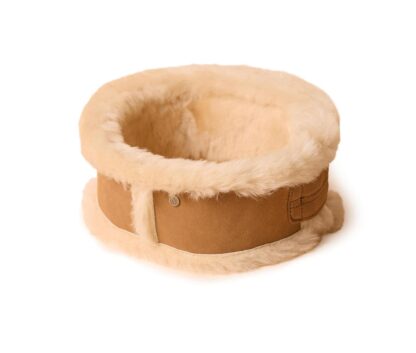 Sheepskin Headband Golden Tan